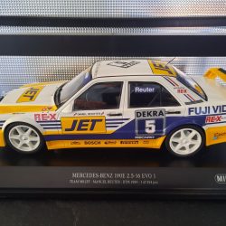 Mercedes Benz 190E 2.5 16 EVO Team MS Jet #5 Schaal 1:18 - Afbeelding 2
