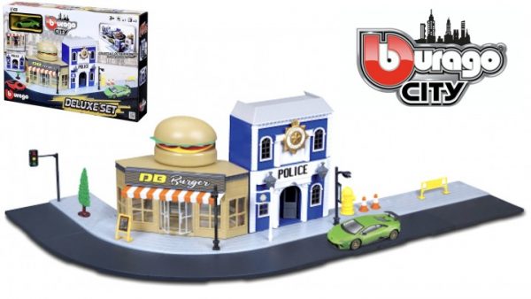 Burago City De Luxe + 1 Car ( al geschikt vanaf 3+) Bild your City