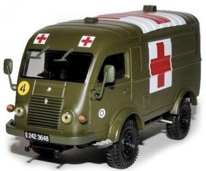 Renault 1000kg Ambulance 1950 + 3 figuren Schaal 1:43