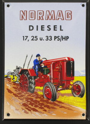 Emaille bord Normag Diesel