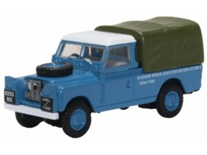 Landrover LWB Canvas Bluebird Schaal 1:76